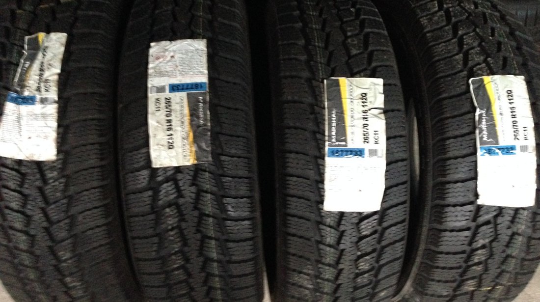 VAND 4 ANVELOPE 265/70/16 KUMHO DE IARNA NOI