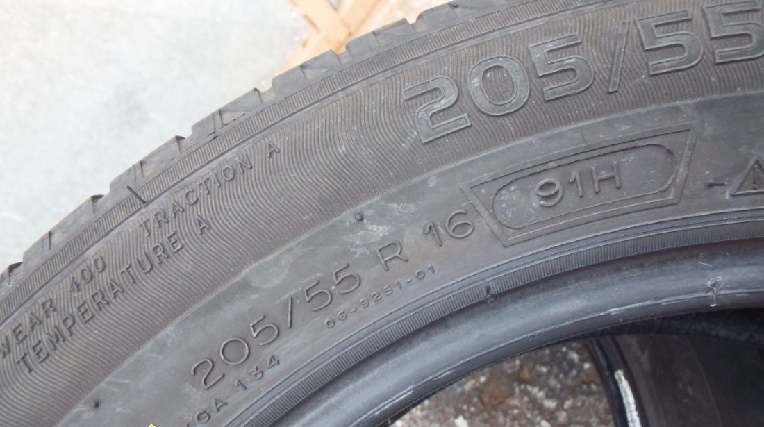 vand 4 anvelope de vara 205/55/16 michelin energy sever pret 500ron toate4