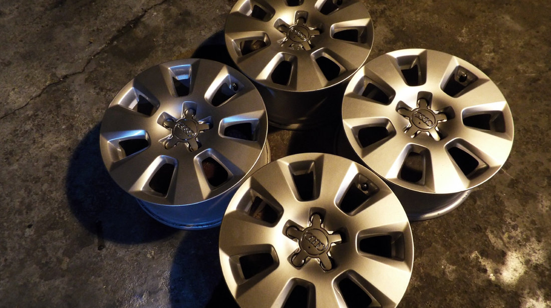 vand 4 jante aliaj 16" originale AUDI a4,a5,a6,a7,Q3,Q5 pret 1600ron toate4