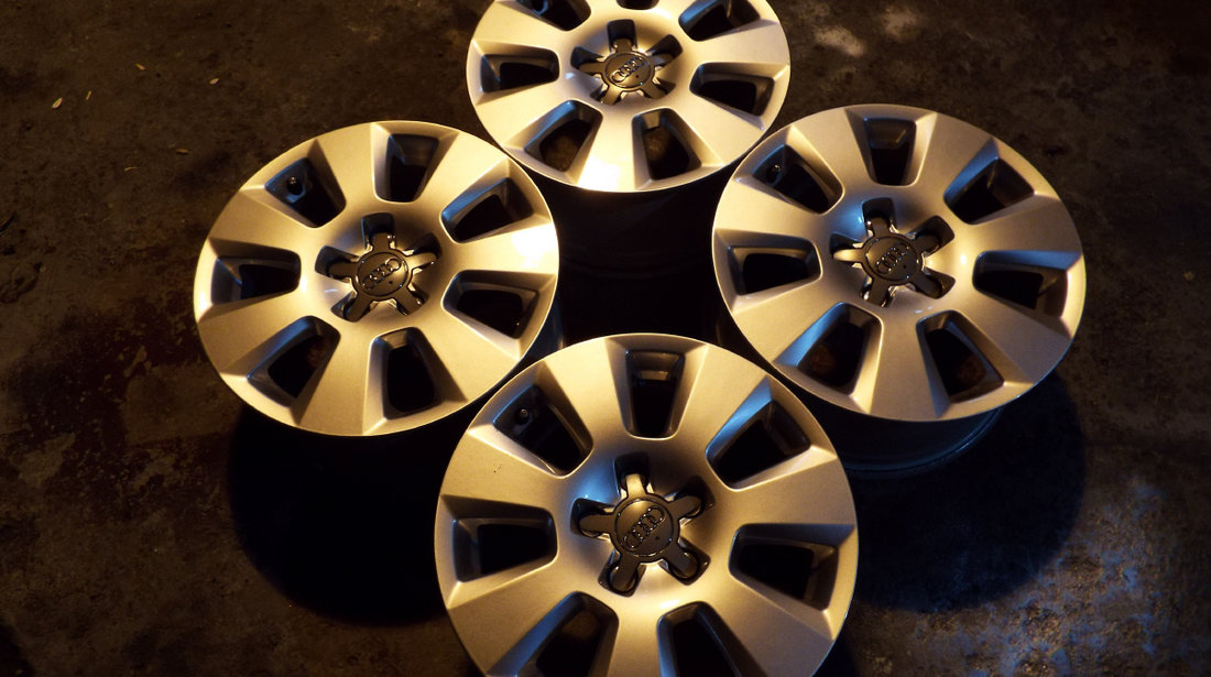 vand 4 jante aliaj 16" originale AUDI a4,a5,a6,a7,Q3,Q5 pret 1600ron toate4