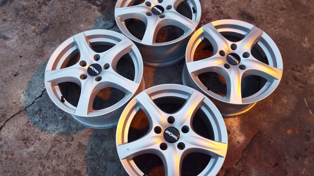 vand 4 jante aliaj RONAL 16" dis 5x114,3 toyota,honda,fluence,mazda,kia,hyundai pret 1200ron toate 4