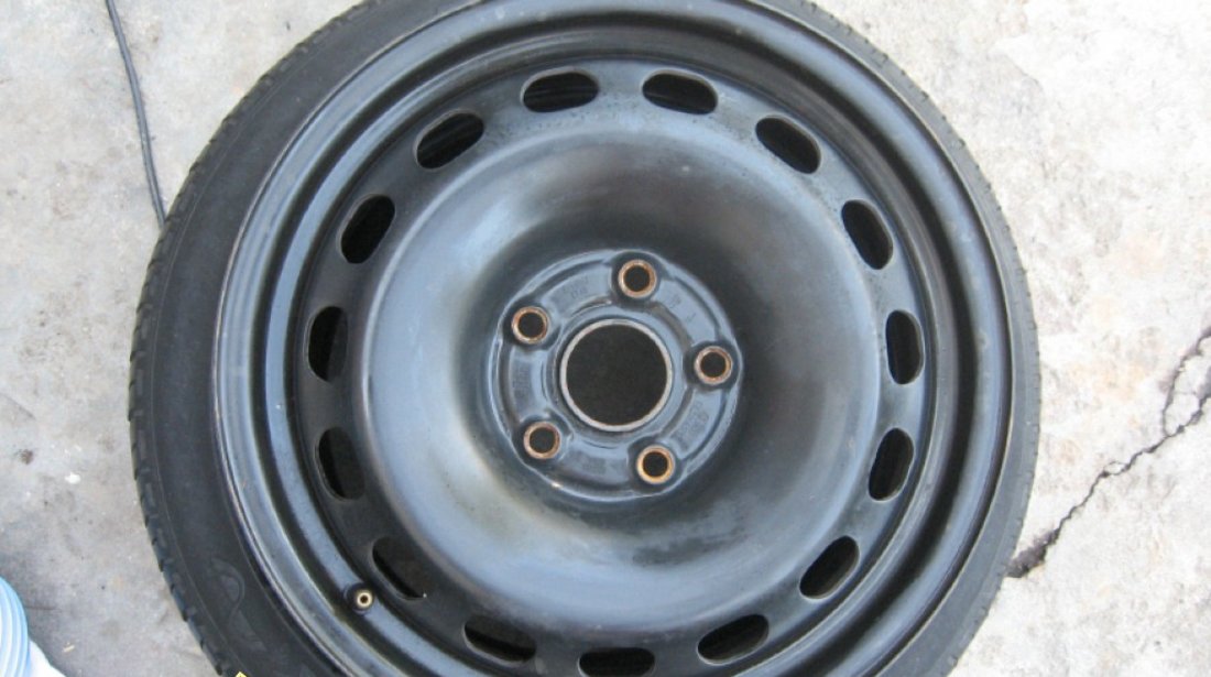 vand 4 jante de tabla pe 14" cu 5x100 pt skoda fabia,vw polo,seat ibiza pret 400ron toate4