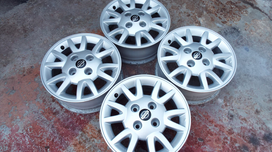 vand 4 jante originale nissan pe 15" dis 4x114,3 smart,toyota,honda,mazda,kia,hyundai pret700ron toa