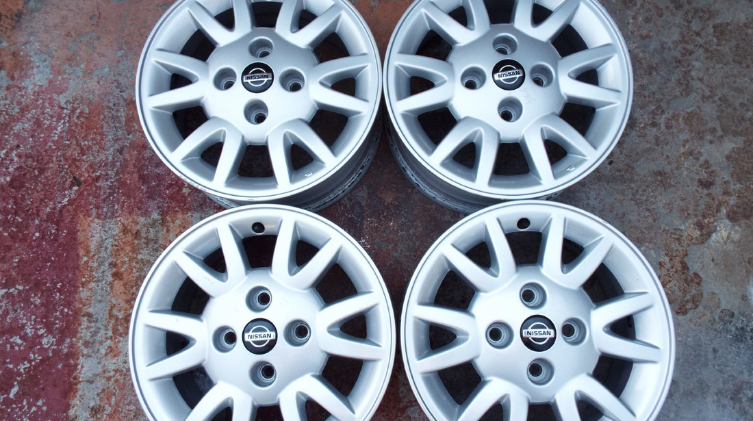 vand 4 jante originale nissan pe 15" dis 4x114,3 smart,toyota,honda,mazda,kia,hyundai pret700ron toa