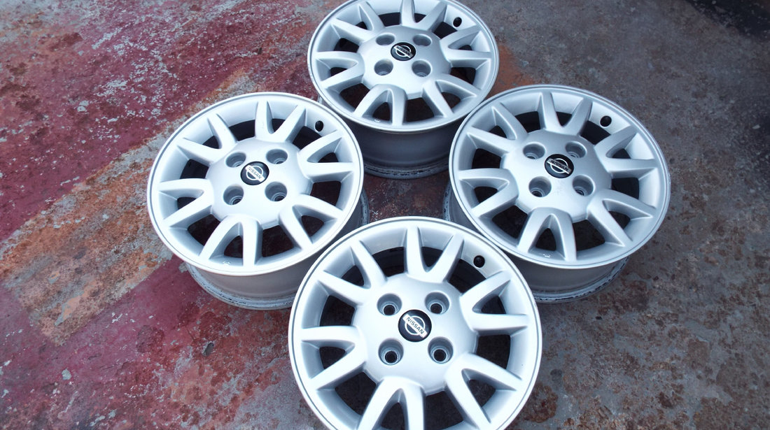 vand 4 jante originale nissan pe 15" dis 4x114,3 smart,toyota,honda,mazda,kia,hyundai pret700ron toa