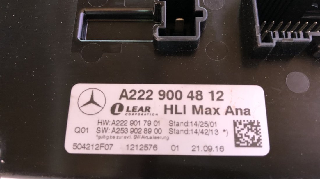 Vand calculator/modul/balast led Mercedes A2229004812