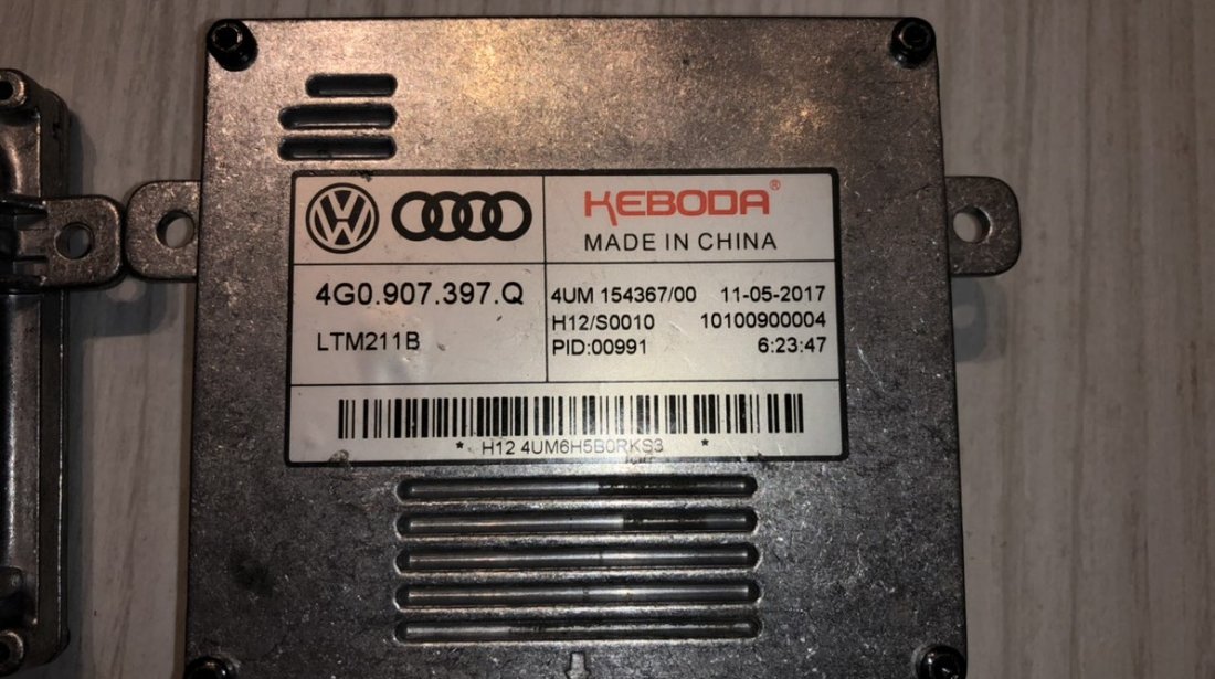 Vand droser/calculator/modul xenon Audi VW 4G0907397Q