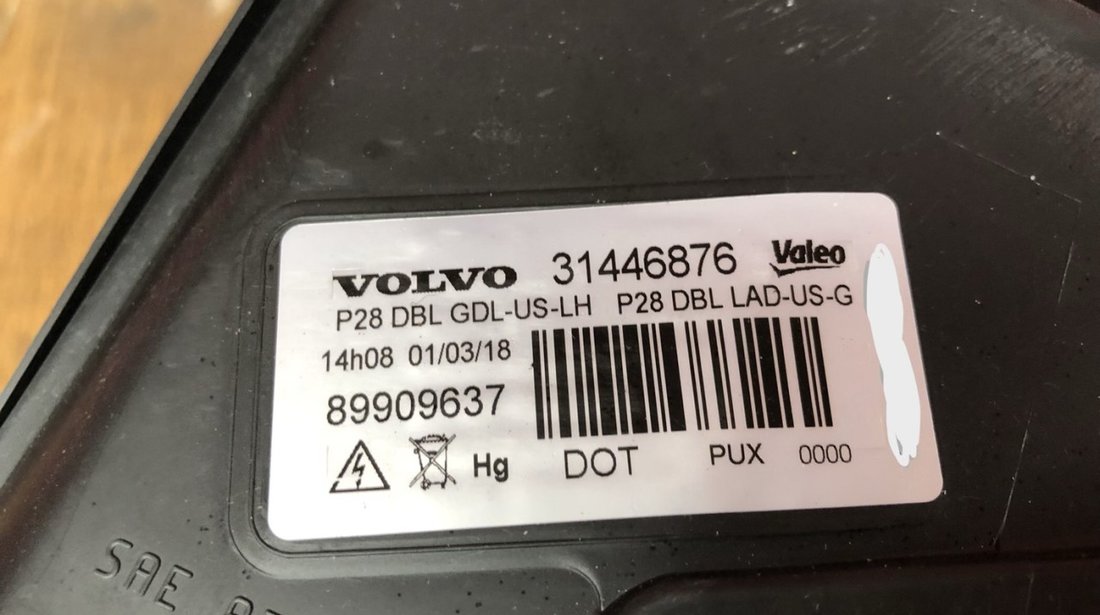 Vand far xenon stanga Volvo XC90 31446876