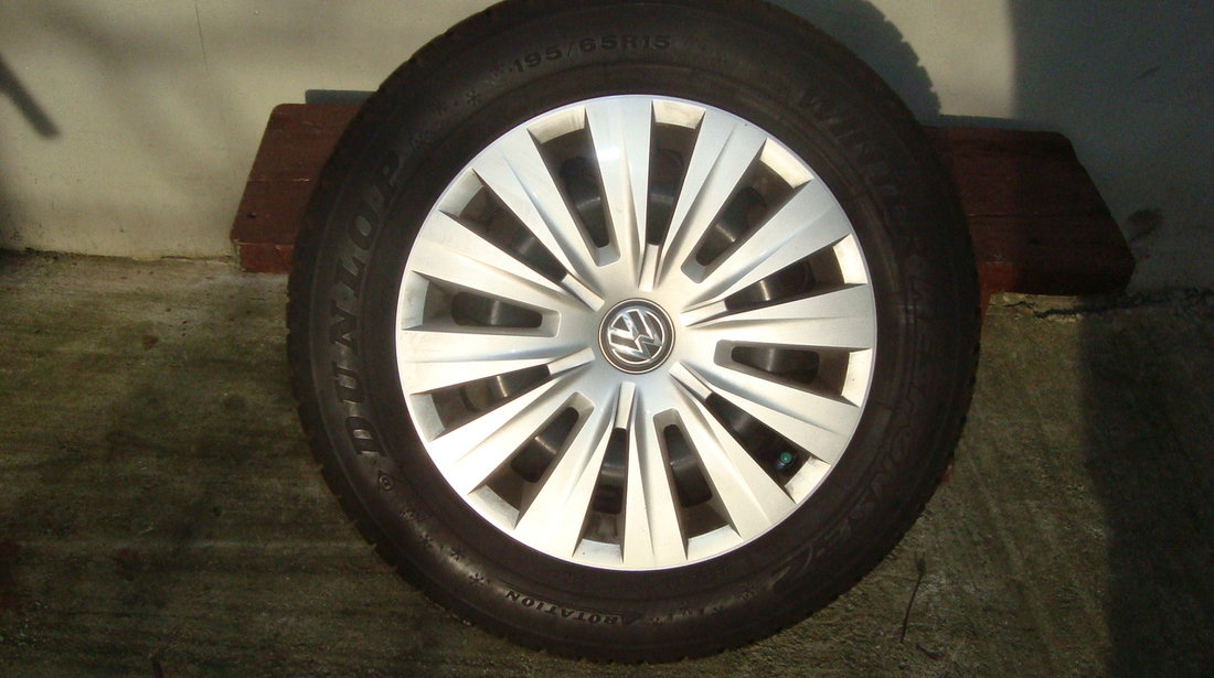 vand jante+anvelope iarna 15" golf 7