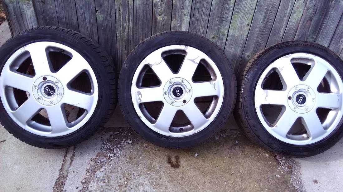 Vand jante originale Audi a3 17" + pneuri de iarna 225/45r17