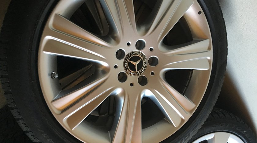 Vand jante originale Mercedes pe 19” cu anvelope noi de iarnă