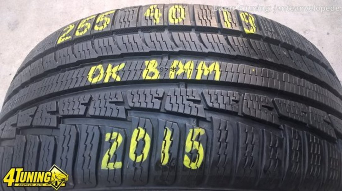 Vand o anvelopa de iarna 255 40 19 nokian wr a3