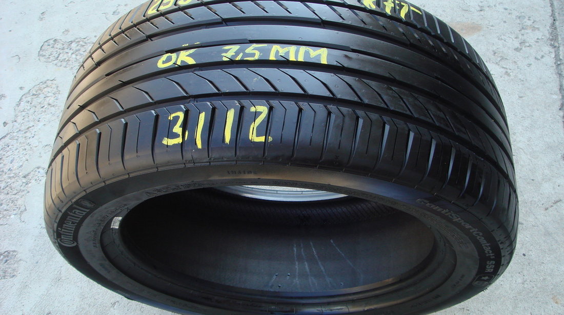 Vand o anvelopa de vara 255 45 17 continental sportcontact 5 ssr run flat