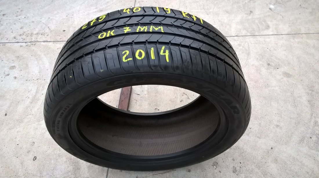 Vand o anvelopa de vara 275 40 19 Goodyear EficientGrip run flat