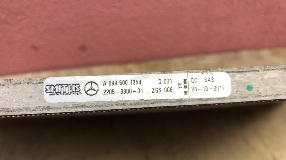 Vand radiator clima Mercedes GLC A0995001354