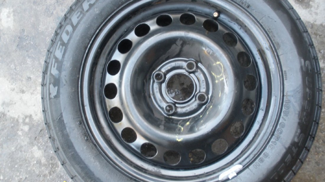 vand roata de rezerva pe 15" dis 4x100 pt opel corsa D,C,E,astra,vectra,meriva,etc pret 150ron