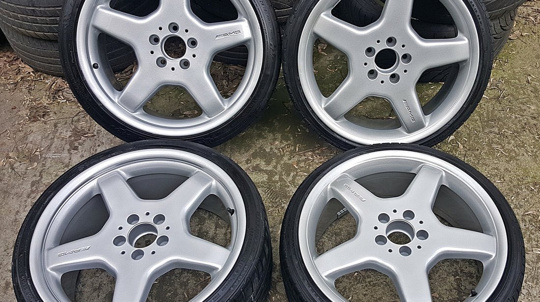 Vand Roti Complete Mercedes Amg pe 19" Originale NOI + Gume de Vara 6-7mm