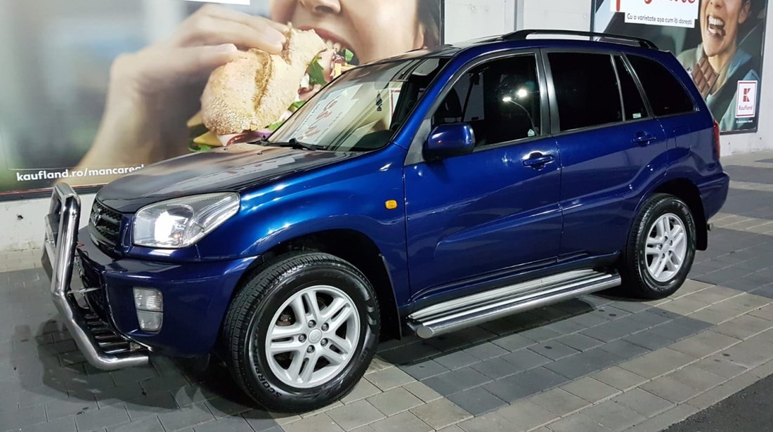 Vand/schimb Toyota RAV 4 II BLUE EDITION,150CP, 2.0 benzina, 4X4 din Showroom Otopeni 2001 VVTI 2001