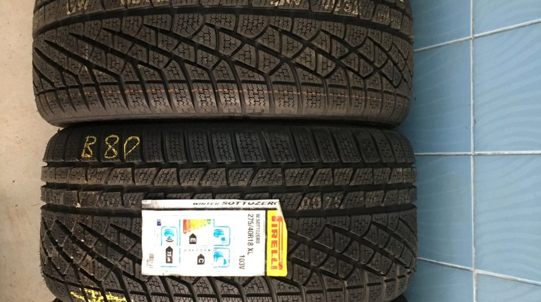 VAND SET ANVELOPE 245/45/18-275/40/18 PIRELLI DE IARNA NOI