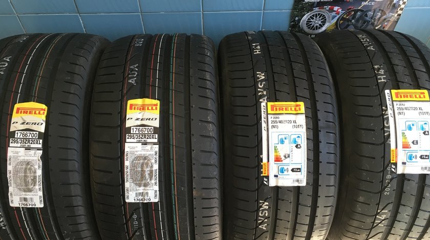 vand set anvelope 255/40/20-295/35/20 pirelli de vara noi ptr panamera