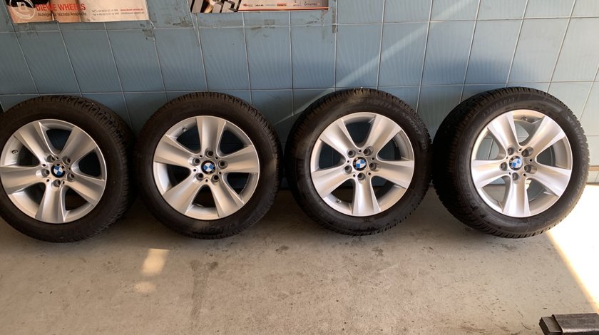 Vand set jante originale Bmw seria 5 pe 17'cu asnvelope de iarna