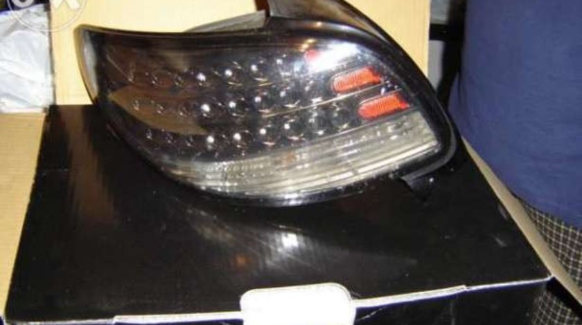 VAND SET STOPURI DECTANE(+1BONUS) LED BLACK NOI PT PEUGEOT 206