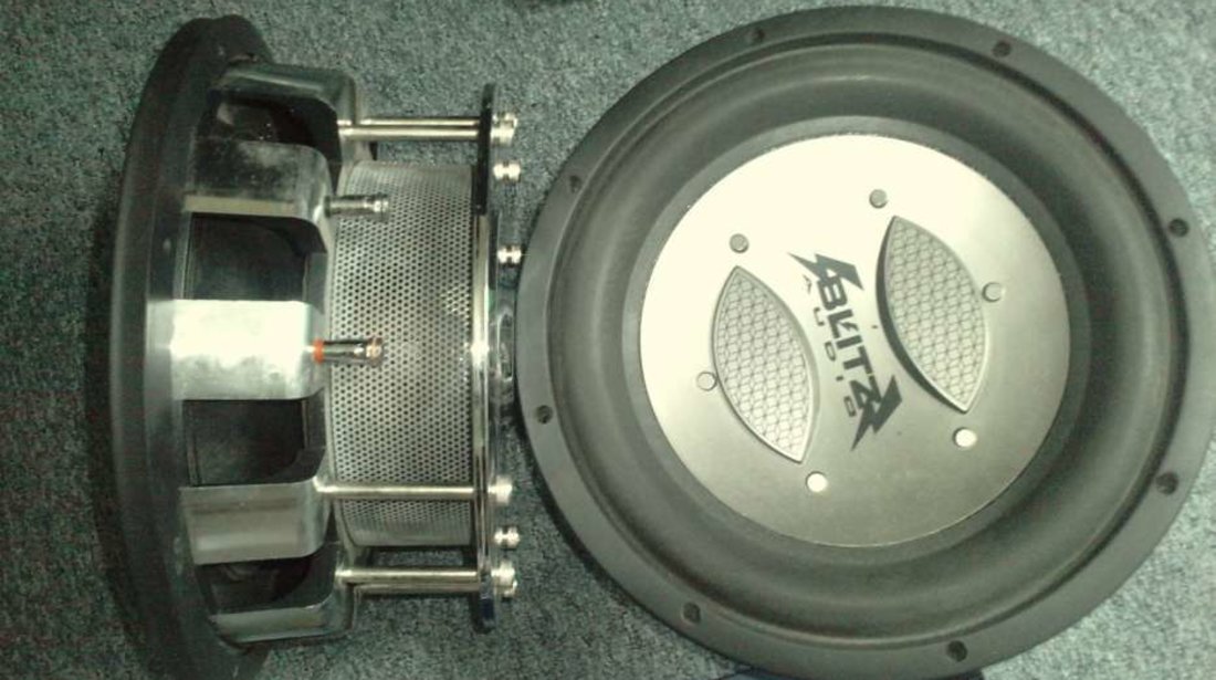 Vand sistem audio auto 2x subwoofer + statie Blitz USA accept schimbur