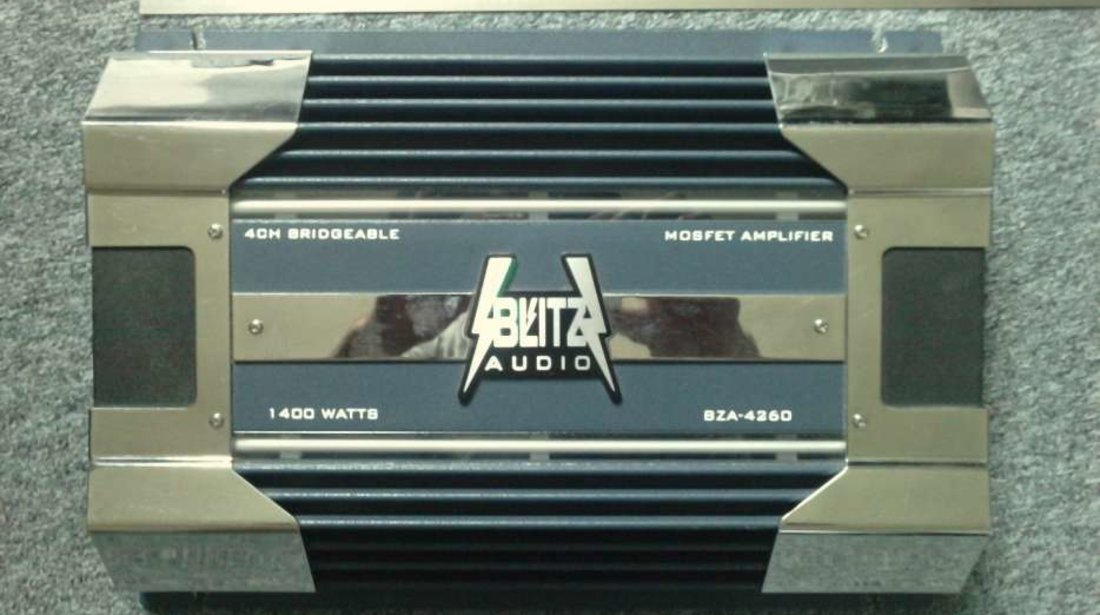 Vand sistem audio auto 2x subwoofer + statie Blitz USA accept schimbur