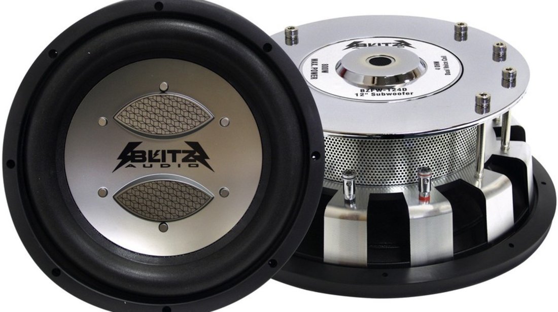 Vand sistem audio auto 2x subwoofer + statie Blitz USA accept schimbur