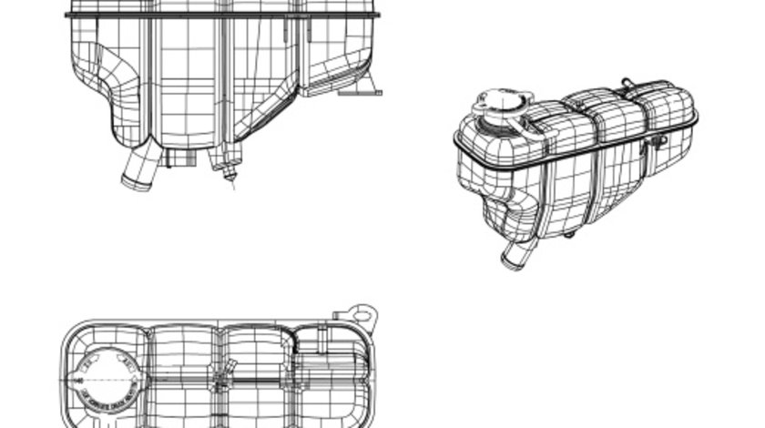 Vas de expansiune, racire (454037 NRF) MERCEDES-BENZ