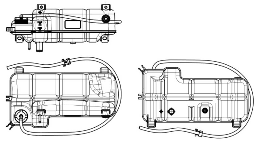 Vas de expansiune, racire (454046 NRF) IVECO