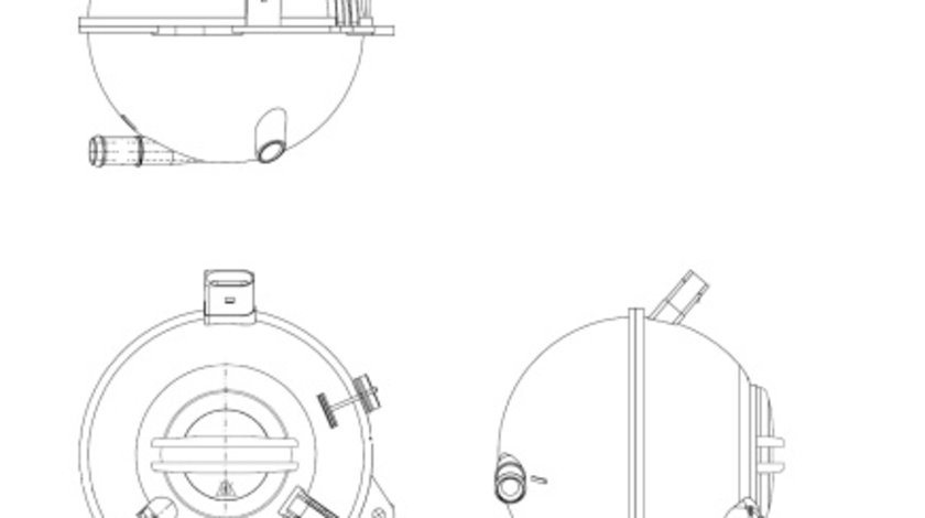 Vas de expansiune, racire (454082 NRF) AUDI,SEAT,SKODA,VW