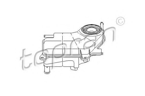 Vas de expansiune, racire AUDI A4 (8E2, B6) (2000 - 2004) TOPRAN 109 344 piesa NOUA