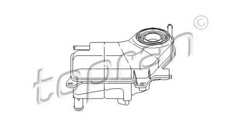 Vas de expansiune, racire AUDI A4 Avant (8E5, B6) (2001 - 2004) TOPRAN 109 344 piesa NOUA