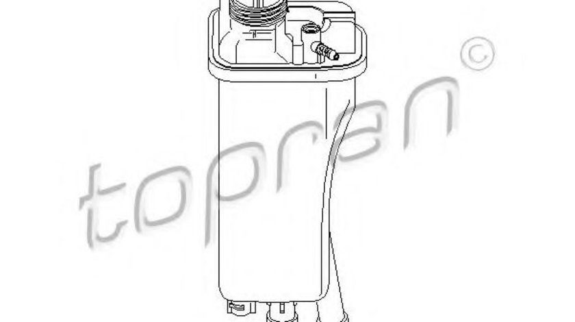 Vas de expansiune, racire BMW Seria 5 (E39) (1995 - 2003) TOPRAN 501 540 piesa NOUA