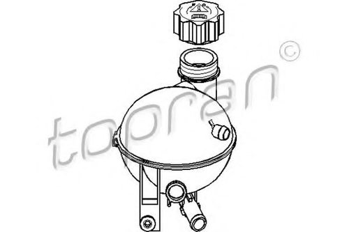 Vas de expansiune, racire CITROEN C4 Limuzina (2006 - 2016) TOPRAN 722 729 piesa NOUA