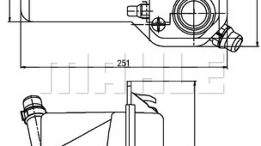 Vas de expansiune, racire (CRT204000S BEH MAH) BMW