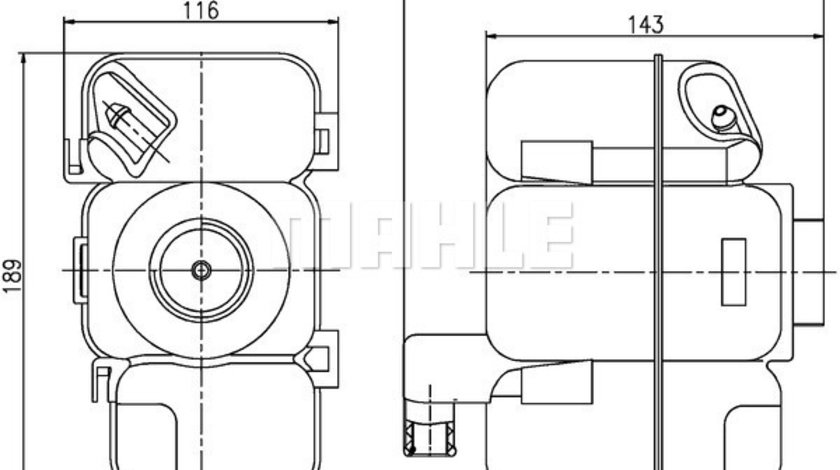 Vas de expansiune, racire (CRT206000S BEH MAH) VOLVO