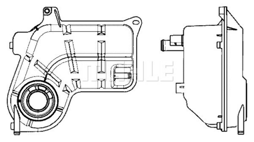 Vas de expansiune, racire (CRT26000S BEH MAH) AUDI