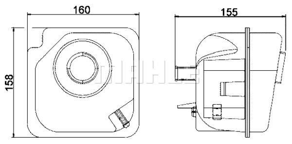 Vas de expansiune, racire (CRT28000S BEH MAH) VOLVO