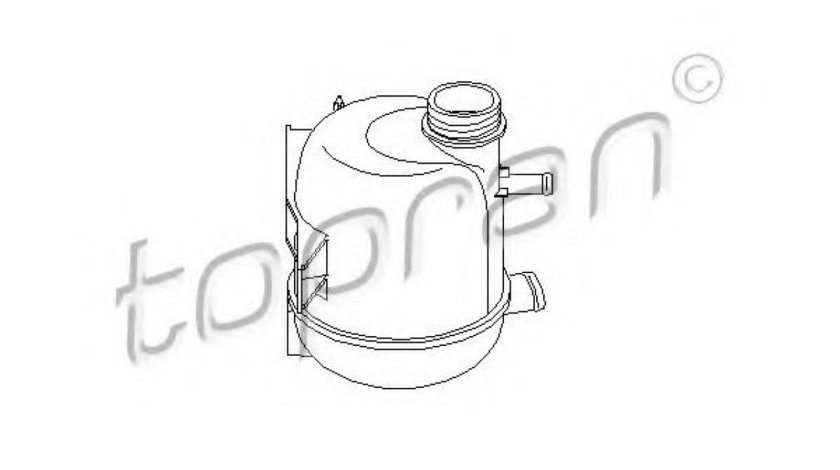 Vas de expansiune, racire DACIA DUSTER (2010 - 2016) TOPRAN 700 339 piesa NOUA