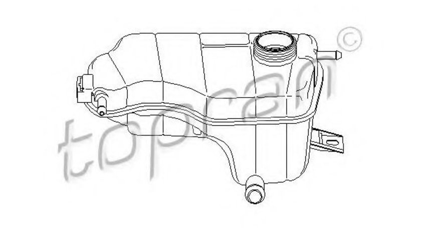 Vas de expansiune, racire FORD COURIER (J3, J5) (1996 - 2016) TOPRAN 301 897 piesa NOUA