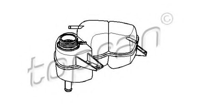 Vas de expansiune, racire OPEL ASTRA F Combi (51, 52) (1991 - 1998) TOPRAN 202 258 piesa NOUA