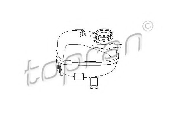 Vas de expansiune, racire OPEL COMBO Combi (2001 - 2016) TOPRAN 206 672 piesa NOUA