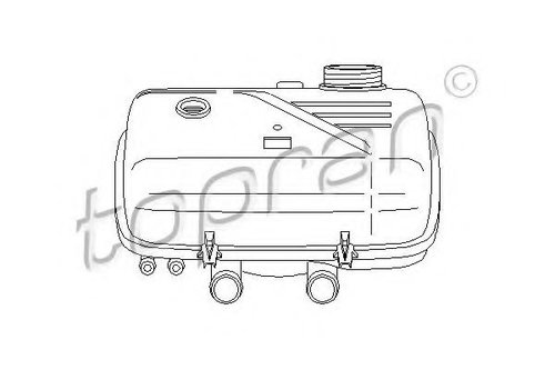 Vas de expansiune, racire PEUGEOT 807 (E) (2002 - 2016) TOPRAN 721 994 piesa NOUA