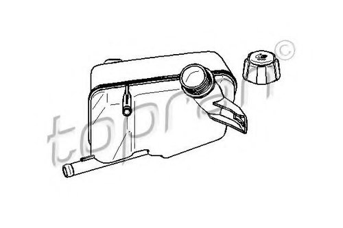 Vas de expansiune, racire RENAULT GRAND SCENIC II (JM0/1) (2004 - 2016) TOPRAN 700 429 piesa NOUA