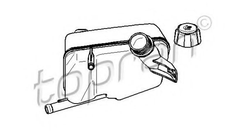 Vas de expansiune, racire RENAULT MEGANE II (BM0/1, CM0/1) (2002 - 2011) TOPRAN 700 429 piesa NOUA