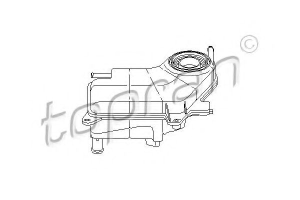 Vas de expansiune, racire SEAT EXEO (3R2) (2008 - 2016) TOPRAN 109 344 piesa NOUA