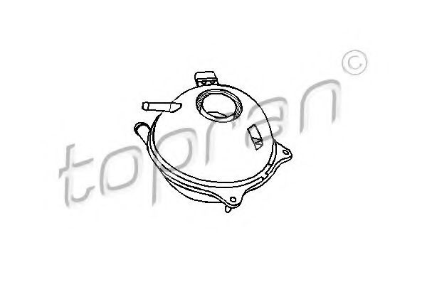 Vas de expansiune, racire VW POLO (6N1) (1994 - 1999) TOPRAN 103 986 piesa NOUA