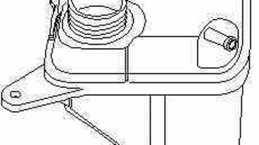 Vas expansiune lichid racire AUDI 80 8C B4 TOPRAN 104 392